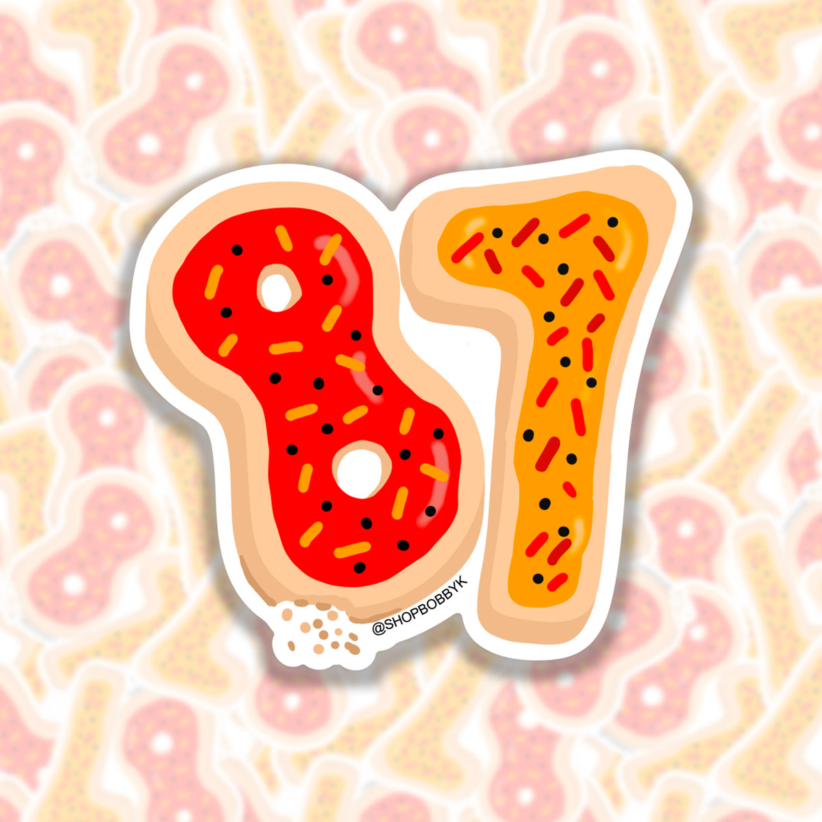 Travis' Cookies Sticker – BOBBYK
