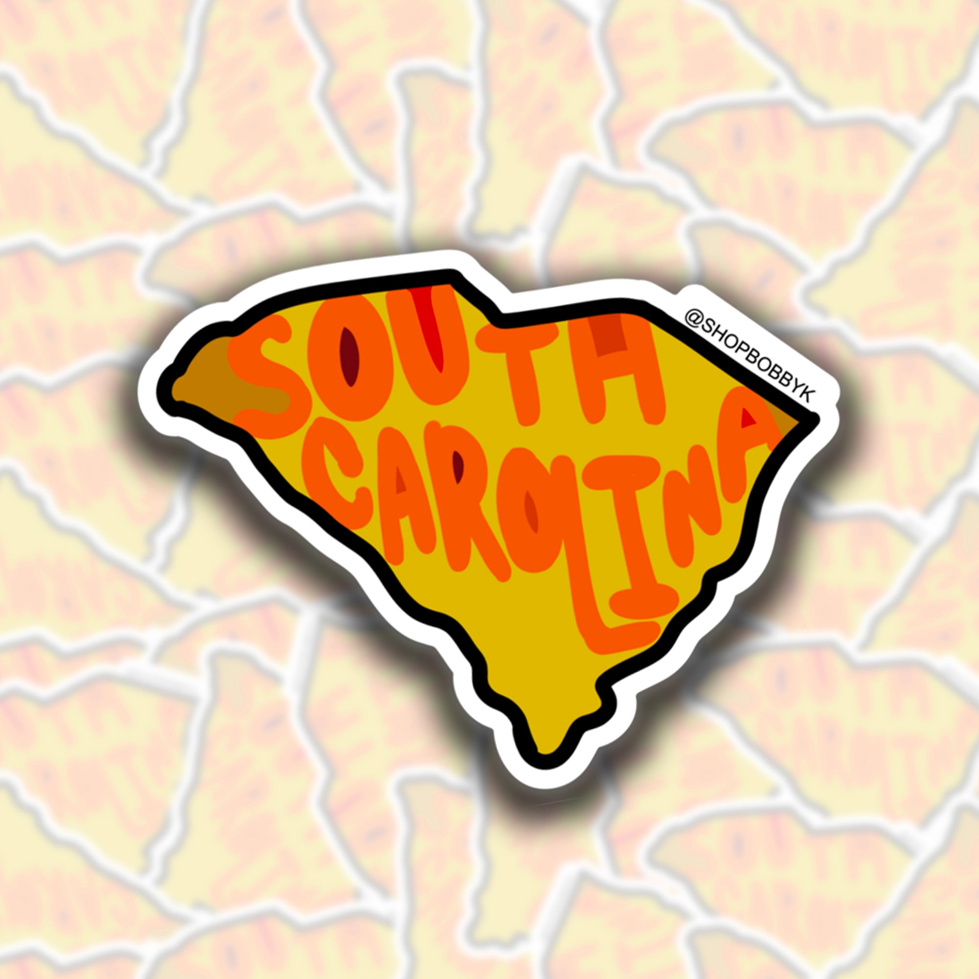 Sc Car Sticker South Carolina Sticker – BOBBYK