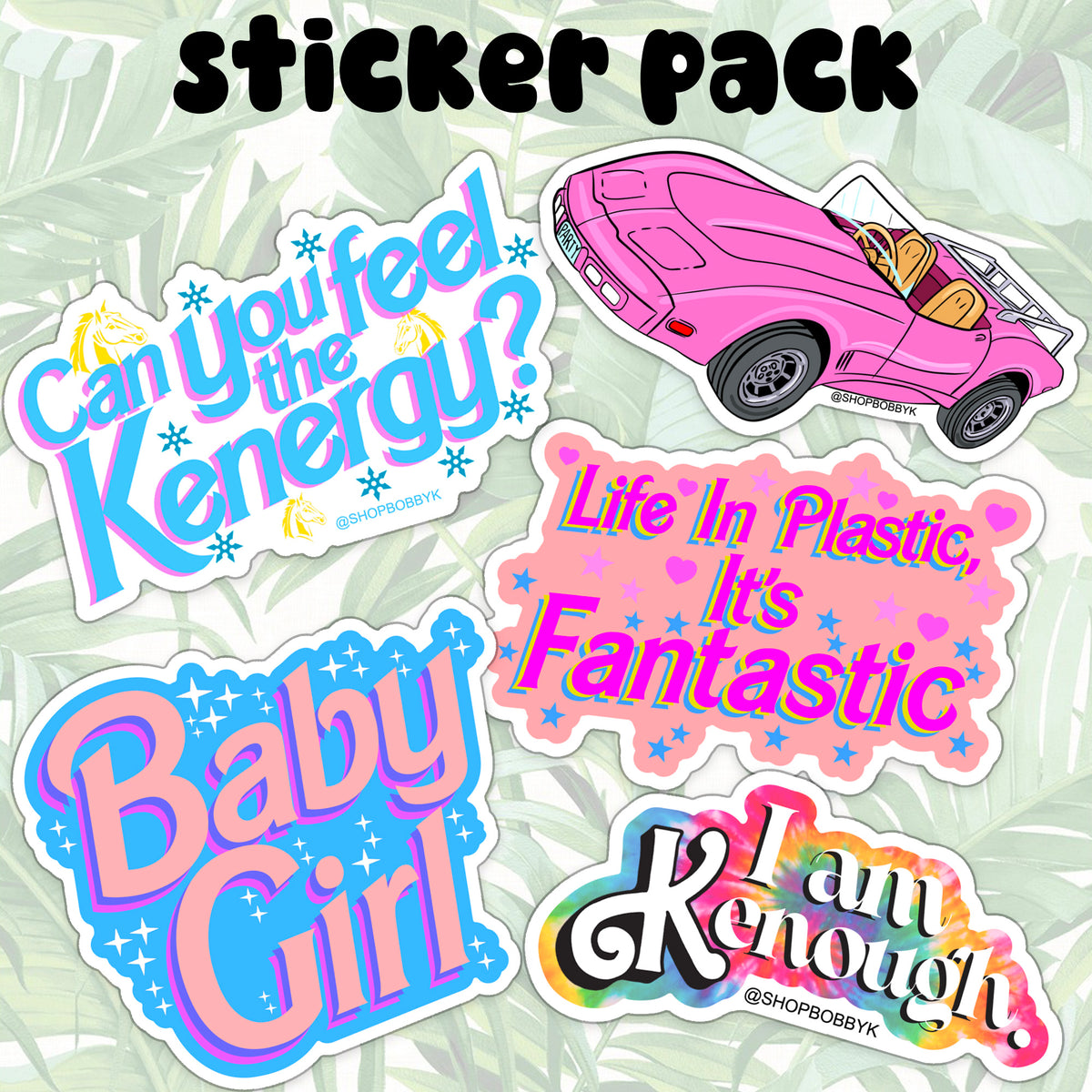 It's Giving DOLL Sticker Pack – BOBBYK