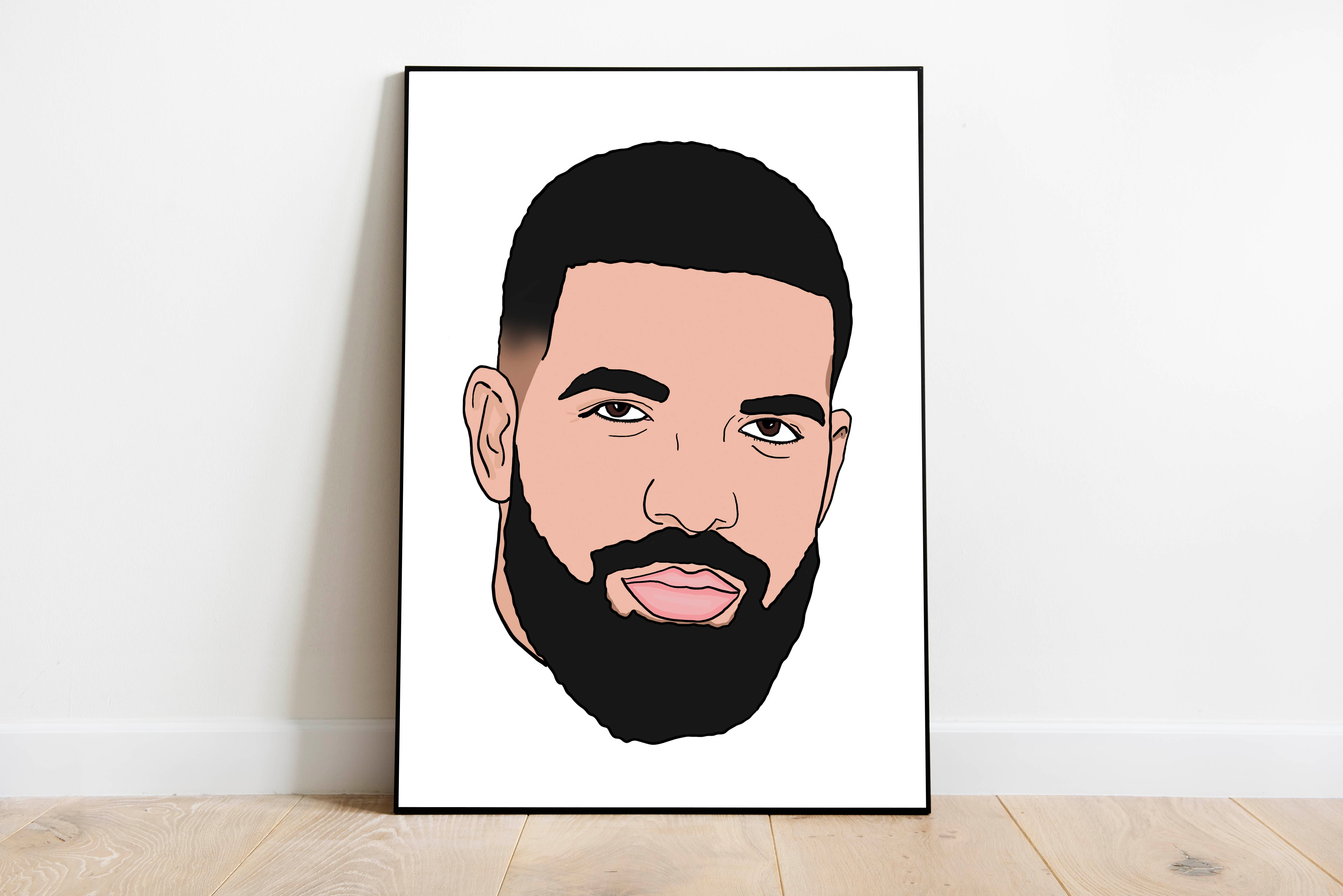 Drake Drawing Step By Step