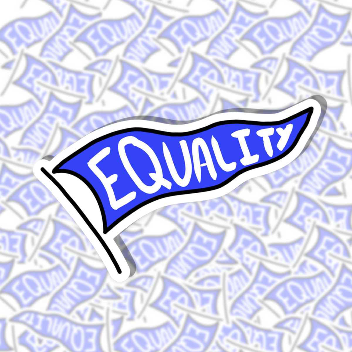 Equality Pennant Sticker – BOBBYK